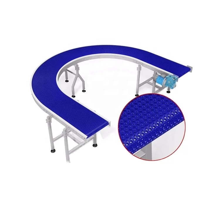 Hairise Bend Conveyor Turntable Angle System  Round 90 Degree 180 Degree Turning Roller Curve Swerve Belt