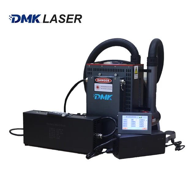 DMK Portable 100W-300W Pulse Laser Cleaning Machine Lightweight Backpack Type with Fiber Laser for Rust Removal Metals Low Price