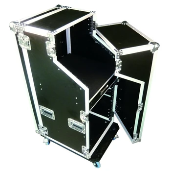 High quality hard customized size aluminium dustproof removable guangdong amplifier rack flight case
