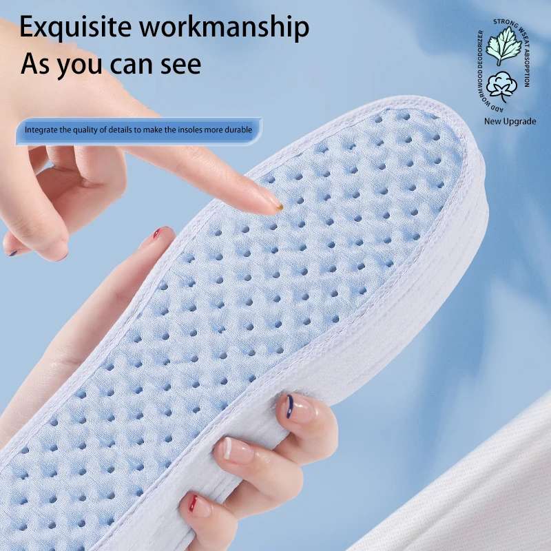 Mugwort Cotton Warm Insoles Bulk Breathable Shoe Pads