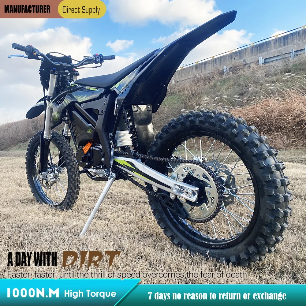 Moto elétrica estilo motocross com motor de 3000w, super leve