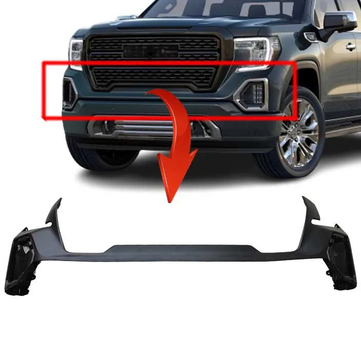 car Front Upper Bumper Cover for GMC Sierra 1500 2019 2020 2021 accessories body kit parts oem 84542582