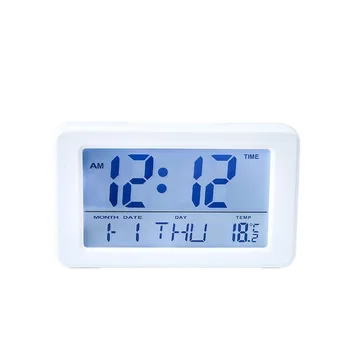 calendar clocks for kids digital alarm home decor LCD smart night light table desk electronic multifunctional large display