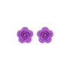 Rose Focal bead Purple SA37