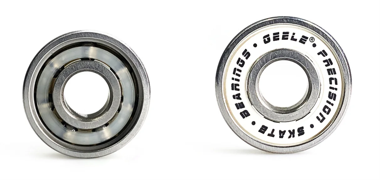 Cuscinetti 608-Z Per Skateboard, Longboard, Roller, Scooter – 8x22x7 Mm – 10 Pezzi, Schermati, Acciaio Al Carbonio