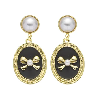 New Model Personalized Gold Earrings 14K Gold Plated diamond Charm Earrings 2022 Fashion Jewellery