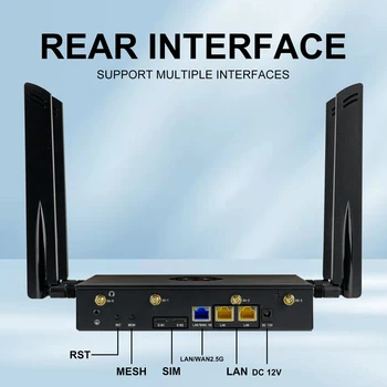 O8 Snapdragon X75 4G 5G Ax3000 Openwrt Router WiFi 6 Dual
