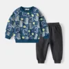 Denim blue dinosaur suit