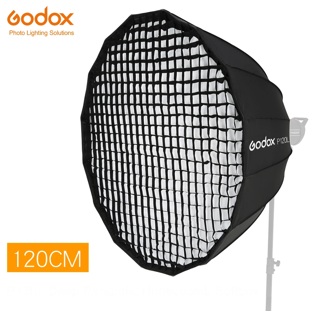 Godox softbox P120Lソフトボックス+ グリッド Amazon.com : GODOX QR-P120 47.1 Inch/120CM Parabolic Softbox