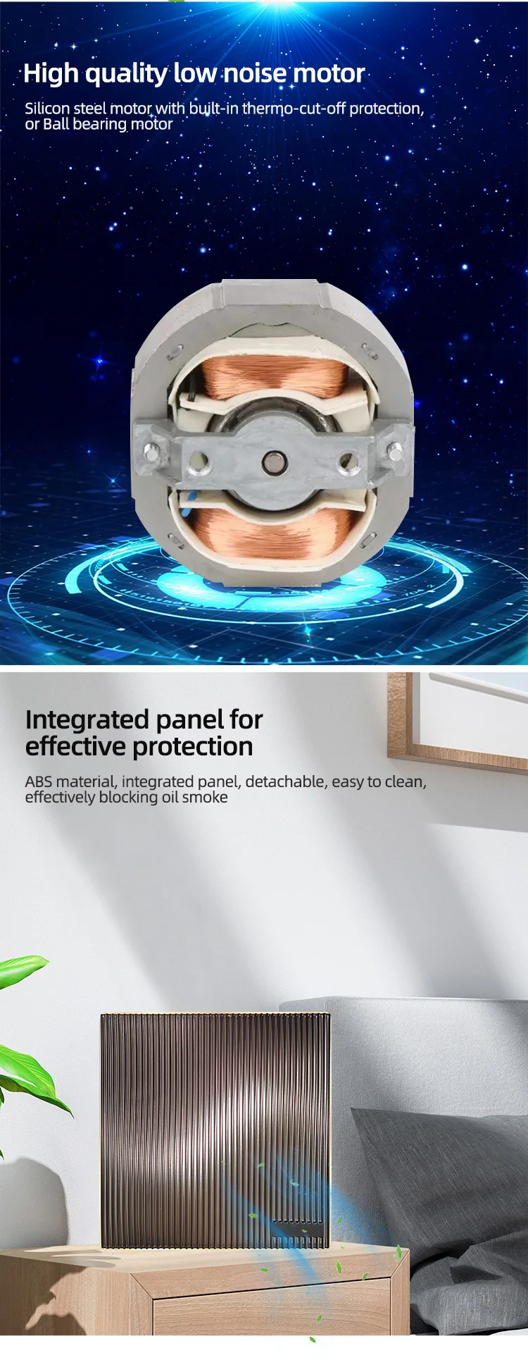 Wall Mounted Exhaust Fan, 230 V, 120 m3 - detail 10