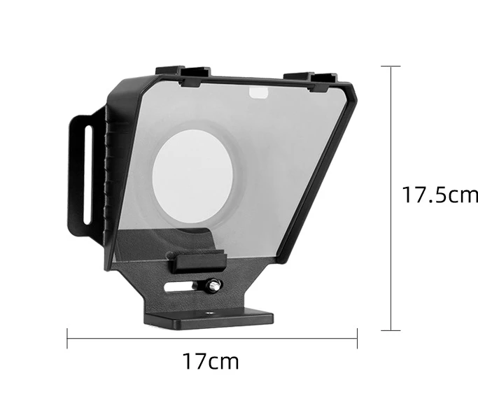 新品★テレプロンプター タブレット/スマートフォンカメラ用 Android対応 プラスチック製テレプロンプター リモートアプリコントロール テレ