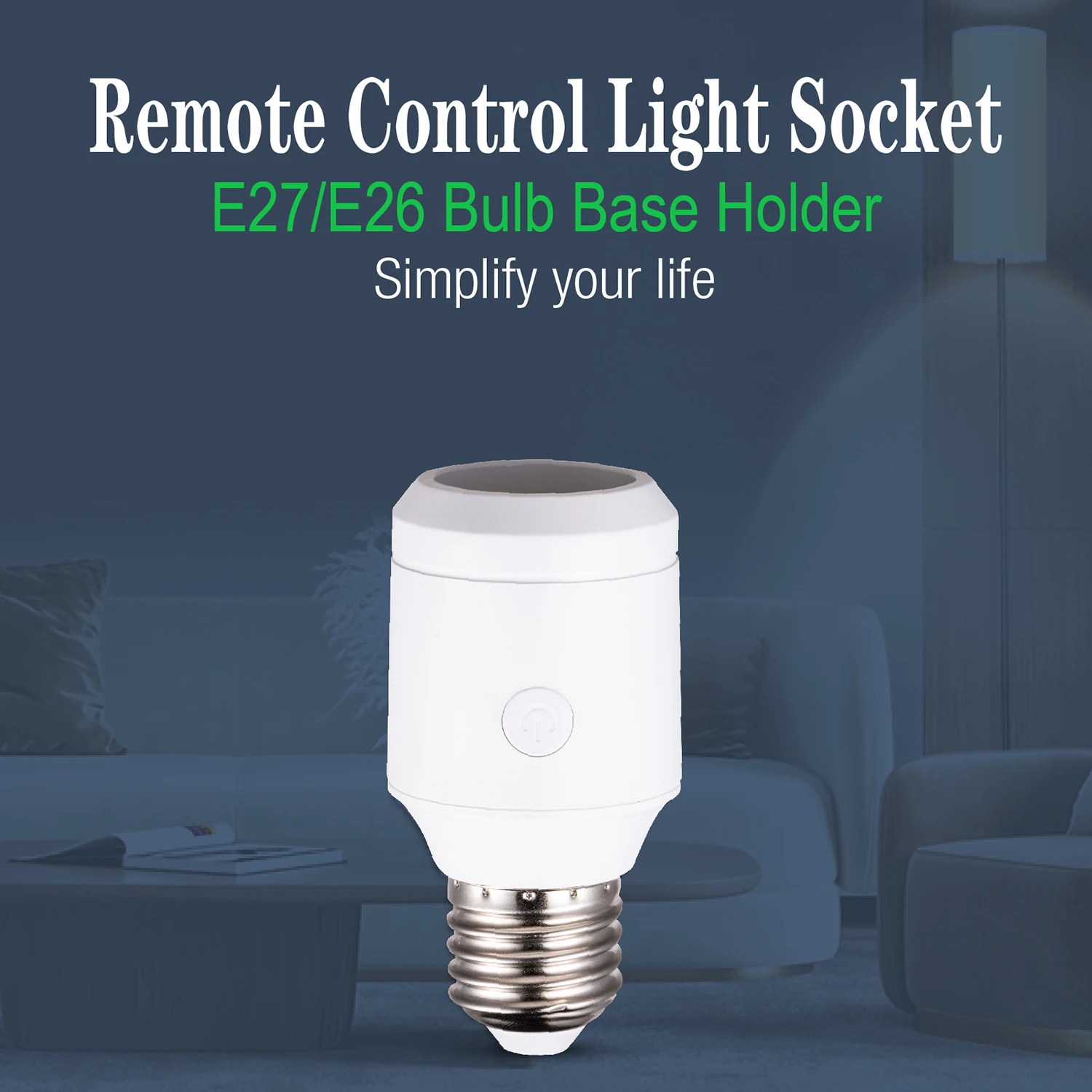 E27 Prise Ampoule Télécommandée Douille Lampe Télécommande Pragmatic E27 - Interrupteur Sans Fil 220V - Pour Lustre, Lampe Difficile D'Accès Support Ampoule Télécommande Douille Ampoule