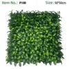 Two Tone Dark Green Boxwood Grass Wall Panel