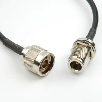 2 Pezzi Connettore SMA Maschio A N Maschio – Adattatore Coassiale RF Placcato Oro 50 Ohm Per Antenna WiFi