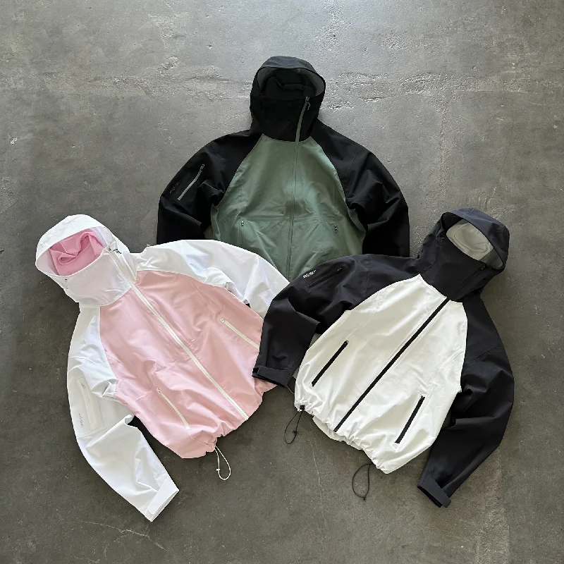 Men Custom Design Windproof Waterproof Nylon Zip up Jackets High Quality Shell Coat Outdoor Windbreaker for Spring Autumn gallery 6