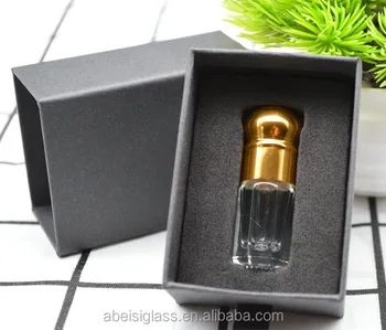 Arabian oud attar perfume in mini bottles with box packaging