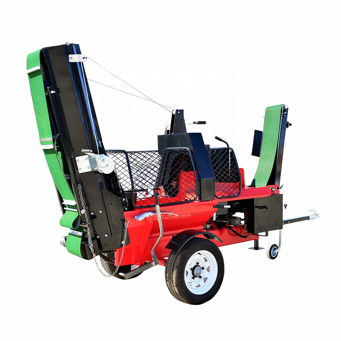 Fully Joystick Operating Conveyor Belt Wood Processor Fire Wood Processor with  CE Firewood Processor Firewood Splitter