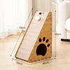 Feutre triangle-mdf couleur camel
