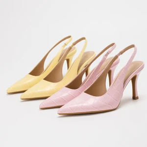 8503-1 Custom Women's High Heel Sandals Fashion Trend Pointed Closed Toe Slip-On High Sexy Style Shoes