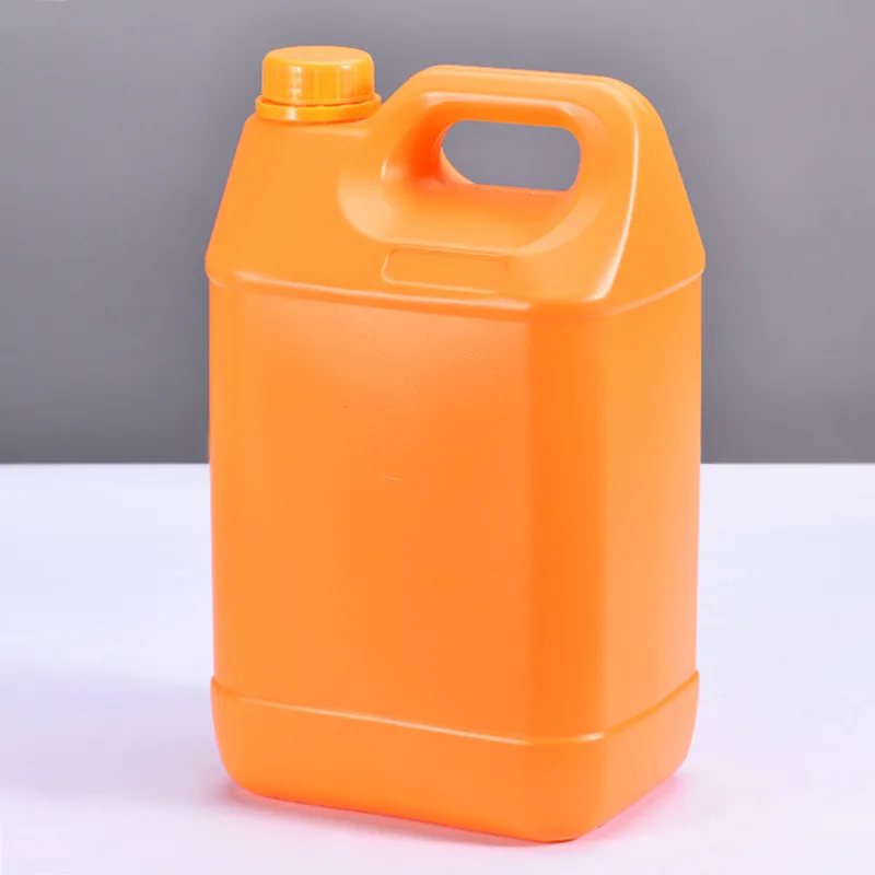 1L2L3L4L5L10L Custom Sreen Printed Square HDPE Plastic Gallon Jugs for Milk Chemical with Screw Cap Sealing Type