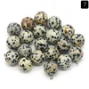 Ciondolo in diaspro dalmata da 12 mm