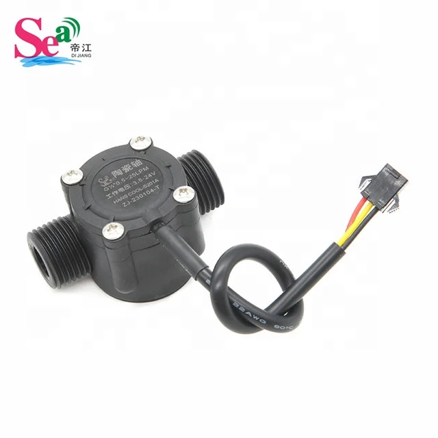 DIJIANG  OEM Support YF-S201A Water Turbine Flow Sensor 1/2 Inch With Ceramic Shaft 0.5-25L/min Liquid Counter Flowmeter