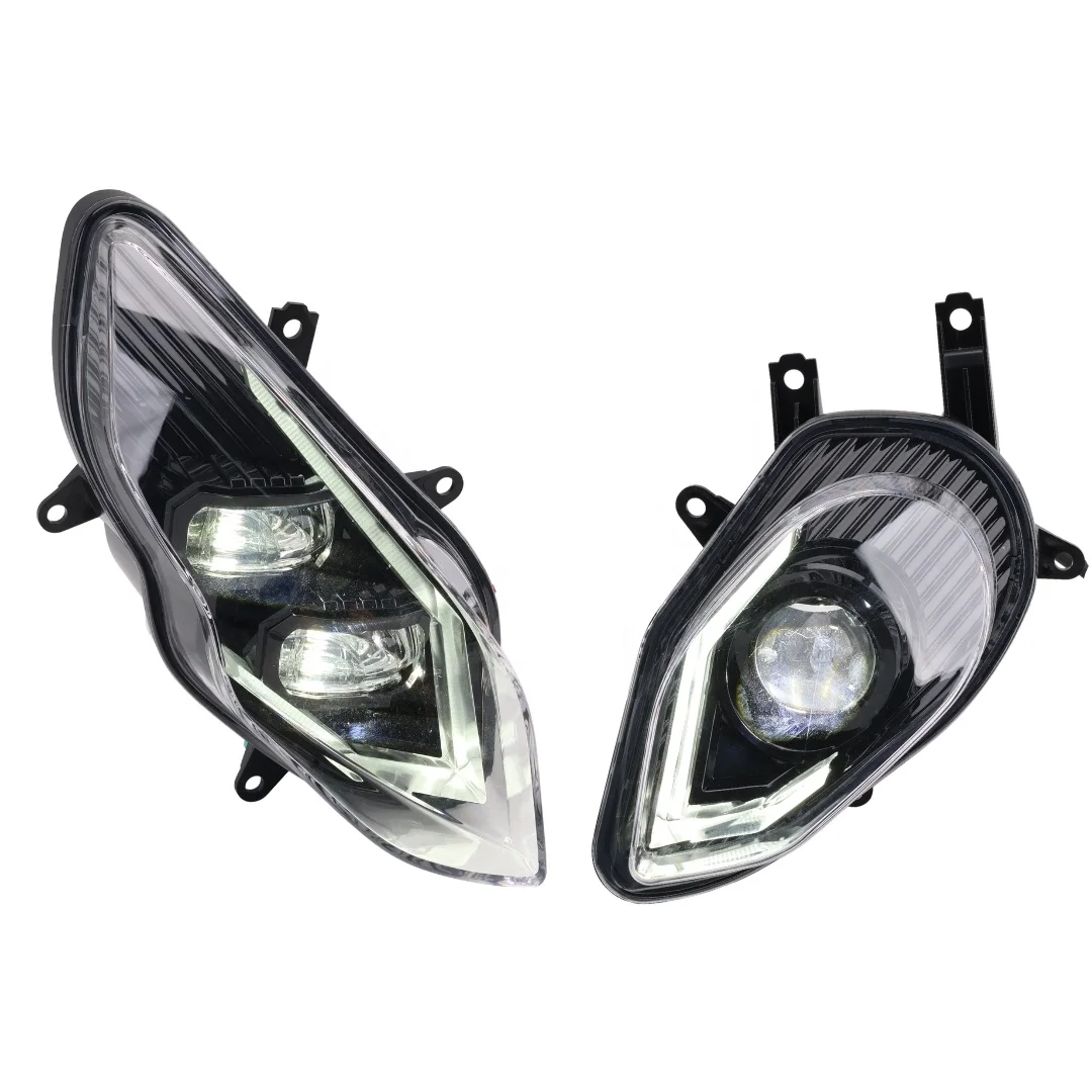 TIYPEOR LED Headlight Assembly with High/Low Beam DRL With Angel Eyes for BMW S1000 Aftermarket Front Head Light Lamp Parts