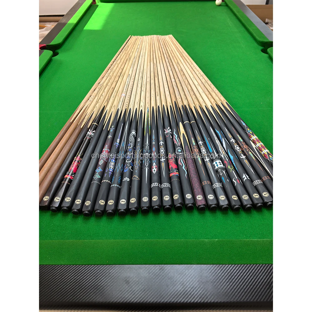 Super Quality Hand Made Snooker Cue 1 Piece Ash Wood Billiard Pool Cue Stick 57 Inches Professional Billiard Cue Stick Pool