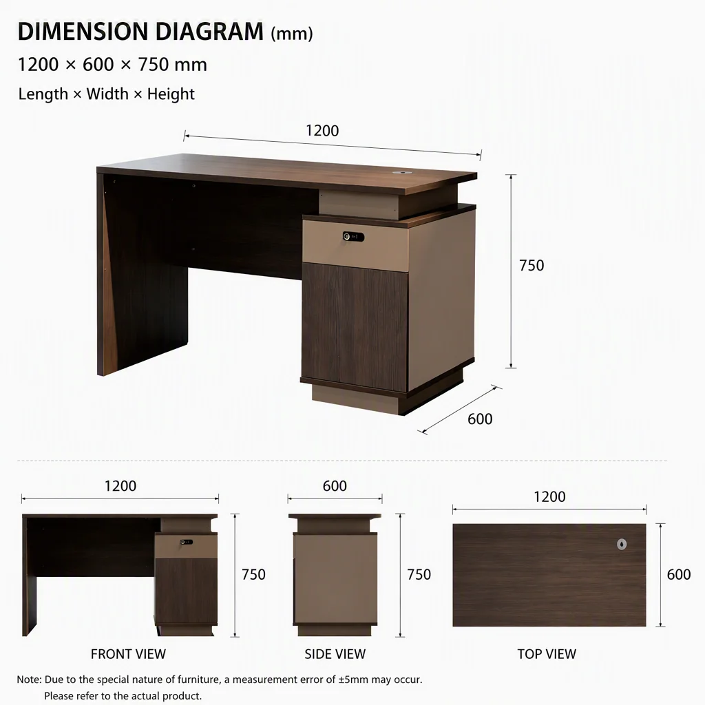 Office Modern Computer Executive Wooden Desks for Room Managing Director Table Simple Furniture Factory Customization Wholesale image 3