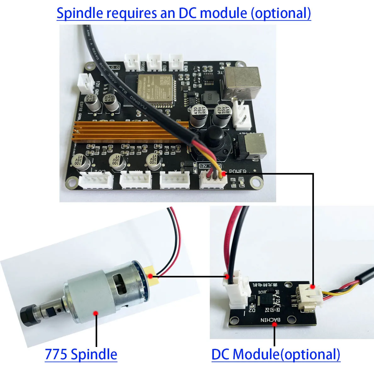 32bits Esp32 Wifi Grbl Electronic Control Board For Desktop Laser ...