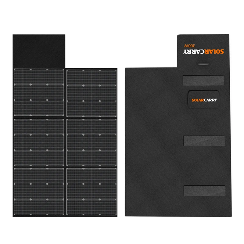 300w Foldable Solarcarry Solar Panel Flexible Mono Cell Anderson Port