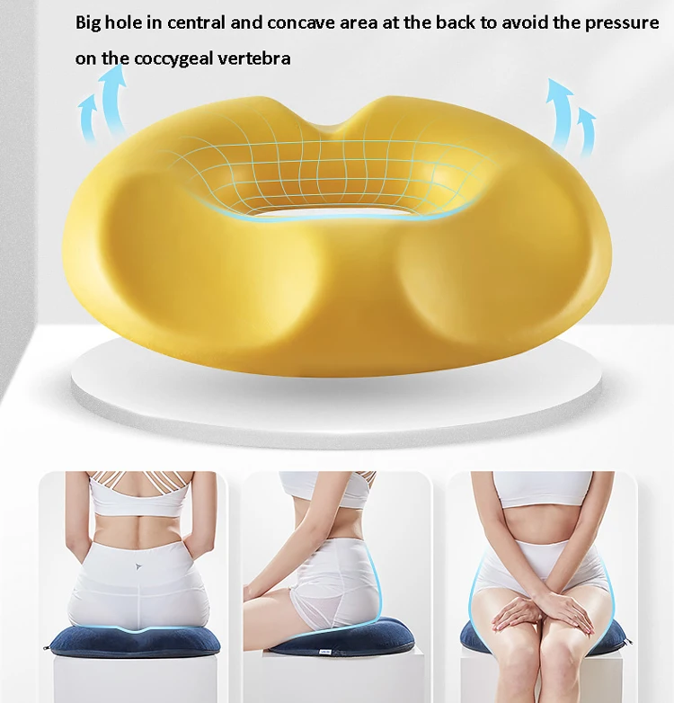 Popular Pressure Sores Pain Relief Memory Foam Hemorrhoid Tailbone