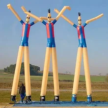 2 legs cheap inflatable air dancer with blower inflatable sky tube wind air dancer for advertising