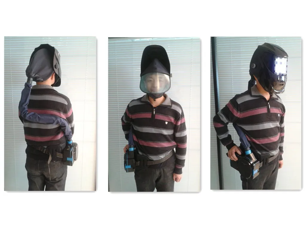 Hot Sales Welding Helmet with Air Fed Purifying Respirator for Sale Auto Darkening Welding Helmet