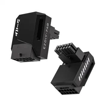 upHere PCIe 5.0 RVS 90 Degree 12VHPWR Adapter, 12+4Pin 16Pin Angled Connector for RTX4080 4090 5080