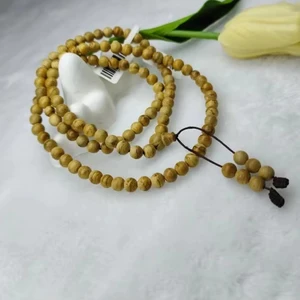 108 Natural Agarwood Beads, Wholesale Prayer Beads, Prayer Bead String, Multi-layer Bracelet