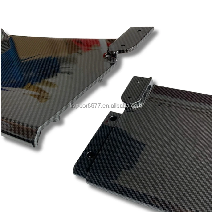 product tiypeor gloss black front splitter fits 2014   2020 for bmw 4 series f32 f33 f36 m sport front bumper lip spoiler-8