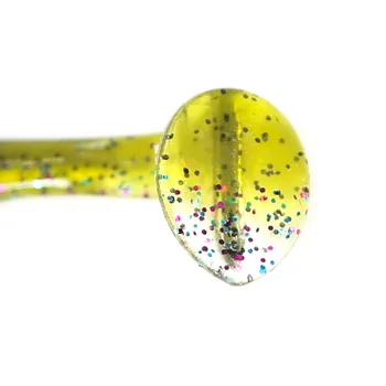 Stainless Steel Lure Bionic Soft Bait Smooth Surface T-Tail Simulation Multi-Color Bass False Long-Cast Various – Soft Lure – view 3