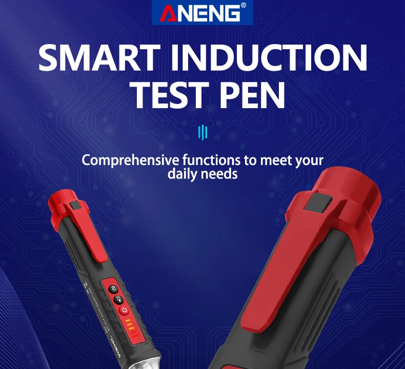 ANENG VD802 Smart Non-contact Digital Test Pen New Arrival AC Voltage 12-1000V Detectors Current Electric Sensor Tester Tools