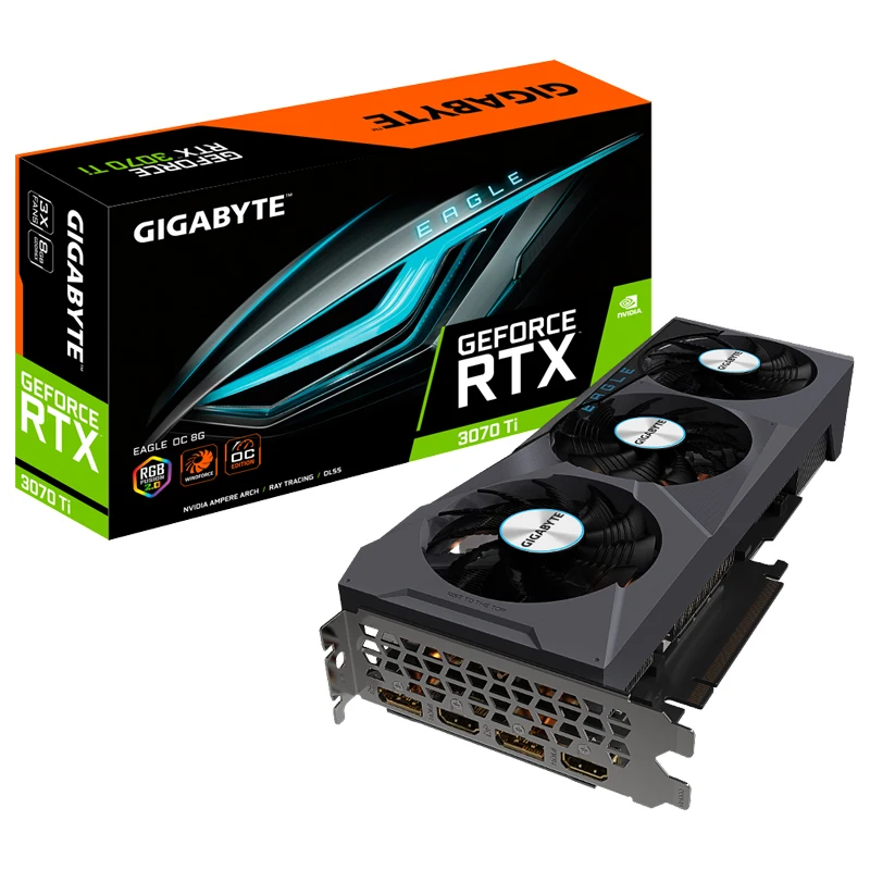 GIGABYTE GeForce RTX 3070 Ti 未使用近い GIGABYTE GeForce RTX 3070 Ti EAGLE OC 8G Used Gaming Graphics Card