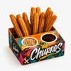 Caja expositora personalizada para churros
