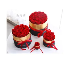 Wholesale Valentines Day Gift Forever Roses Preserved Rose Gift Box Eternal Flower For Wedding Decorations