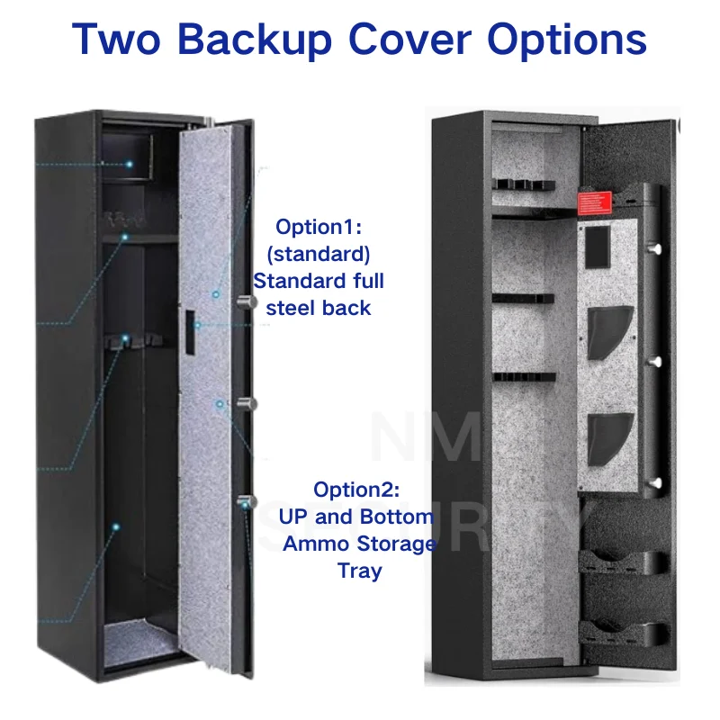 7 Gun Capacity Digital Lock Steel Upgraded Long Gun Safe Cabinet Safe Lockers for Gun Home Closet with Ammo Cabinet