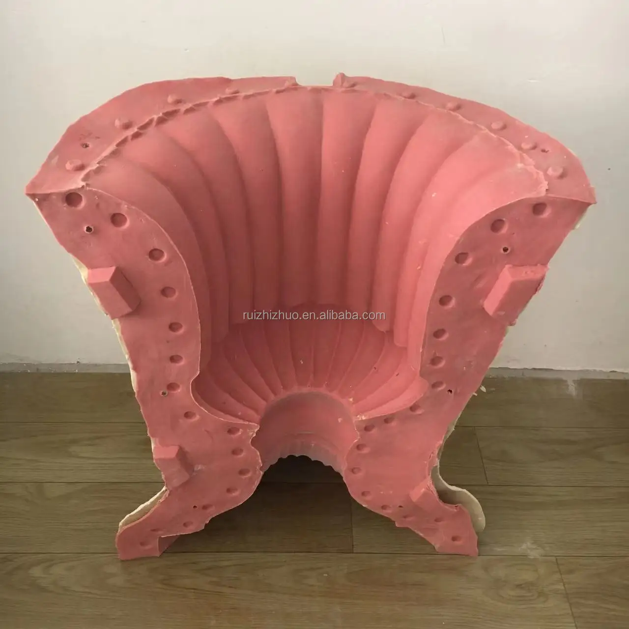 Big Cement Concrete Planter Flower Pot Fiberglass Angel Statue Molds For Outdoor Garden House