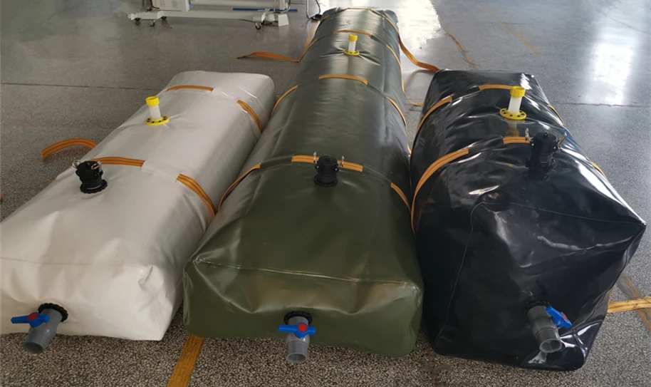 Large rectangle flexible foldable PVC/TPU tarpaulin fabric water storage bladders tank 0