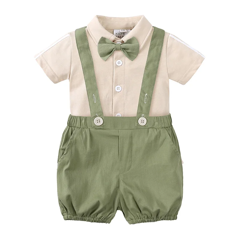 Hot Sell Summer Baby Boy Ceremonial Dress Sets Baby Boy Two Piece - Main Image
