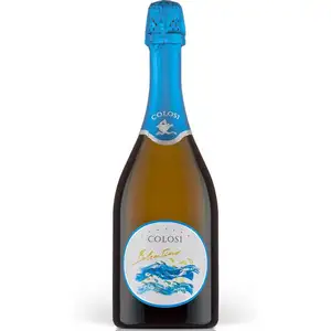Italian Grillo DOC Brut Sparkling Wine for Fried Dishes and Aperitifs 6 Bottles Per Box