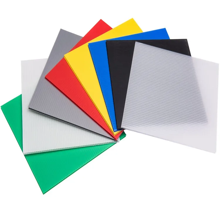 Coroplast Corrugated Plastic Sheet Pp Polypropylene Hollow Plate ...