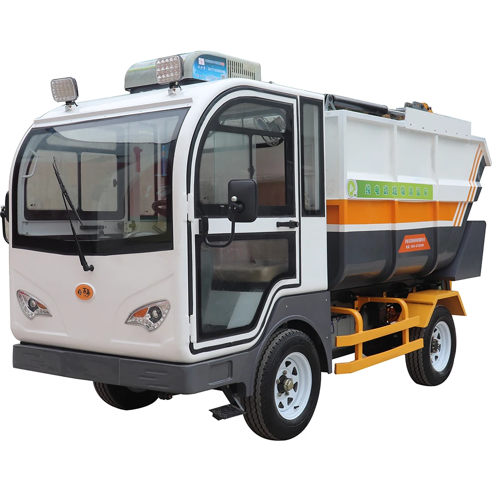 electric garbage collecting vehicle garbage compactor truck