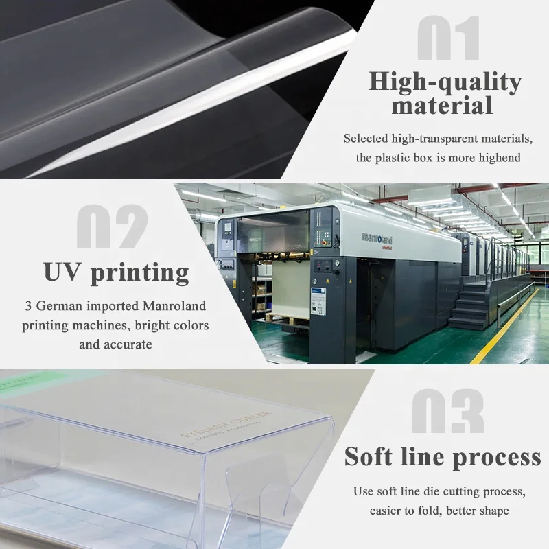 PVC/PP/PET CANDY Plastic Clear Packaging Box for Sweet Plastic Macaron Box Packaging